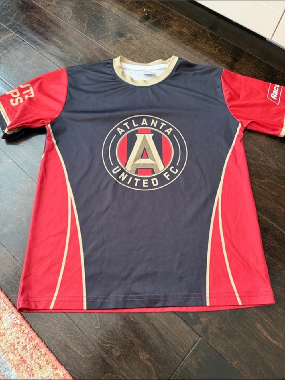 Atlanta United FC Navy and Red Soccer Jersey youth medium